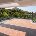 4 Seasons Villas Old Khandala Road Kune Lonavala 5 BHK Villa Terrace Deck Glass Railing View