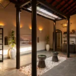 5 BHK Portuguese Villa Josephine Estate Siolim Goa Elegant Interior Courtyard