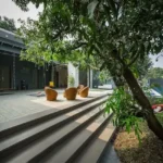 6 BHK Villa Awas Alibaug Courtyard Patio Outdoor Seating Trees