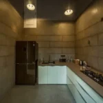 6 BHK Villa Awas Alibaug Modern Kitchen Linear Counter Built Appliances