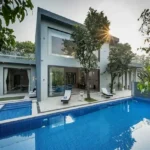 6 BHK Villa Awas Alibaug Poolside Exterior Double Height Facade