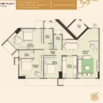 Arham Imperia Lalbaug East 3 BHK Foyer Entry Layou