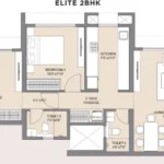 Chandak Sarvam JB Nagar Andheri East 2 BHK Elite Floor Plan