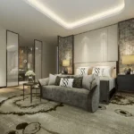 Ekta Elitus Santacruz West 3 BHK Luxury Bedroom Suite With Sofa Seating Area