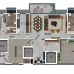 Ekta Elitus Santacruz West 4 BHK Apartment Floor Plan