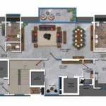 Ekta Elitus Santacruz West 4 BHK Apartment Floor Plan