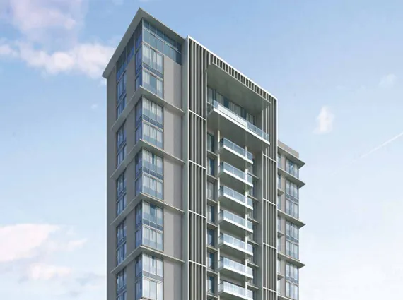 Ekta Elitus Santacruz West Luxury Residential Tower Exterior View