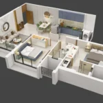 Fortune Florence Siddharth Nagar Borivali East 2 BHK Apartment Floor Layout Plan