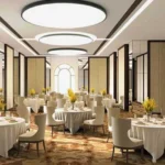Hiranandani Bay Heights Bandra Reclamation Elegant Banquet Hall With Dining Setup