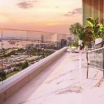 Hiranandani Bay Heights Bandra Reclamation Luxury Sea View Terrace With Seating Area