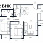 Kabra Tiara Dindoshi Goregaon East 2 BHK Plan