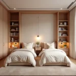 Lodha Aureus Sewri 3 BHK Twin Bed Guest Bedroom