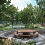 Lodha Aureus Sewri Circular Seating Garden