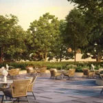 Lodha Aureus Sewri Landscaped Courtyard Seating