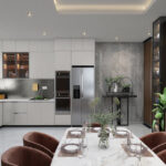 Monopoli Dadar East 2 BHK Marble Dining Integrated Kitchen