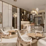 Notan Tides Juhu Mumbai Luxury Residents Lounge With Seating And Coffee Tables