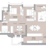 Oberoi Forestville Thane West 3 BHK Detailed Apartment Layout Floor Plan