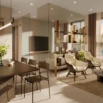 Oberoi Forestville Thane West 3 BHK Elegant Spacious Living Room