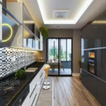 Oberoi Forestville Thane West 3 BHK Studio Elegant Modular Kitchen