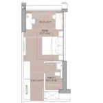 Oberoi Forestville Thane West Studio Detailed Studio Layout Floor Plan