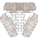 Oberoi Forestville Thane West High Rise Tower Typical Floor Plan Layout