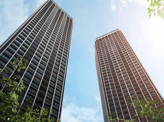 Oberoi Forestville Thane West Modern Skyline Tower View