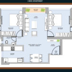 One Meraki Chembur 2 BHK Balcony Living Floor Plan