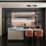 One Meraki Chembur 4 BHK Island Kitchen Bar Seating