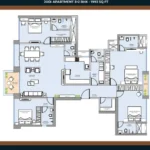 One Meraki Chembur 5 BHK Jodi Apartment Floor Plan