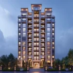 Paradigm Green Acres Pali Hill Bandra Luxury Residential Tower Landscaped Entrance Lighting
