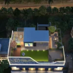 Park 55 Shivaji Park Dadar West Rooftop Green Lawn Aerial View