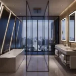 Prestige Daffodils Pali Hill Bandra West 4 BHK Panoramic City View Bathroom