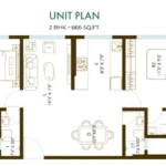 Promesa WestEnd Dadar West 2 BHK Premium Residence Layout Floor Plan