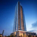 Pushp Vatika 12th Road Khar West Tall Glazed Night Tower Exterior