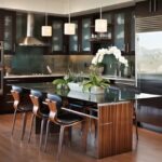 Rexon Suites Goregaon West 4 BHK Island Kitchen With Seating