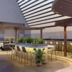 Rexon Suites Goregaon West Rooftop Seating Sky Lounge