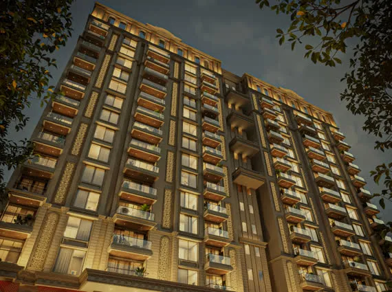 Rockside Hiranandani Gardens Powai Residential Tower Elevation