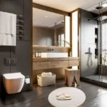 Runwal Zenith Balkum Thane West 3 BHK Contemporary Vanity Bathroom Interior