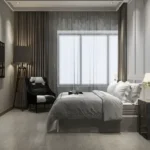 Ruparel Vivanza Byculla 3 BHK Bedroom With Accent Chair Seating Corner