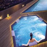 Ruparel Vivanza Byculla Rooftop Jacuzzi Wooden Deck Night Lighting