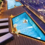 Ruparel Vivanza Byculla Sky Deck Telescope Viewing Seating Area