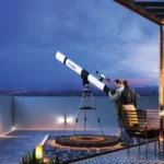 Ruparel Vivanza Byculla Sky Deck Telescope Viewing Seating Area