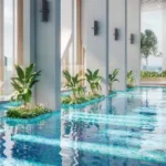 Rustomjee La Vie Thane Pillar Lined Tropical Indoor Swimming Pool