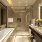 Rustomjee Verdant Vistas Thane West 3 BHK Luxury Bathtub Shower Bathroom