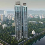 Rustomjee Verdant Vistas Thane West Twin Tower Skyline View With Surrounding Greenery