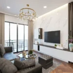 S3 Epitome Lower Parel 4 BHK Living Room With Sofa Facing TV