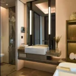 S3 Epitome Lower Parel 4 BHK Bathroom With Vanity Sink And Mirror