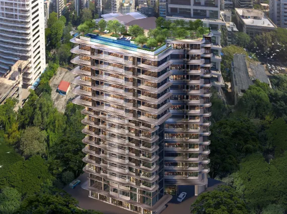 Prestige Daffodils Pali Hill Bandra West Rooftop Infinity Pool Tower View