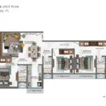 3 BHK Shree Pranam Model Town Andheri West Spacious Floor plan