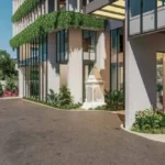 2 BHK Suraj Park View Shivaji Park Dadar West Landscaped Entrance Driveway Glass Facade